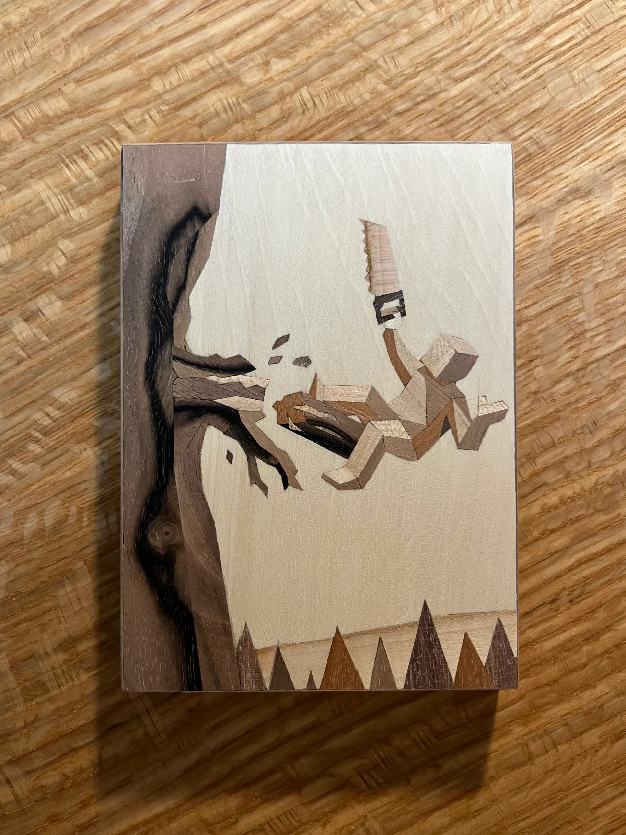 Homme sur branche — Leçon